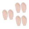 FRCOLOR 6-Piece Exfoliating Massage Gloves, Plant-Fiber Shower Scrubbers for Gentle Body Cleansing view 1