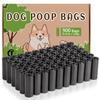 AiTodos 900 Dog Waste Bags, 31 × 22 cm, PE, Black, 60 Rolls view 1