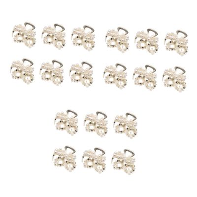FRCOLOR 36-Piece Pearl Hair Clips for Women and Girls