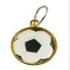 Petitebelle National Flag Metal ID Tag (Football, One Size) view 1