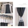 1.8 m European-Style Bed Canopy Mosquito Net with Metal Stand, Gray-1, 180 x 200 cm view 3