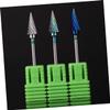 Round Tungsten Steel Nail Drill Bit, Silver view 3