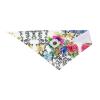 Garden Wildflowers Birds Leaves Branches Dog Bandana, Soft Washable Adjustable Pet Scarf view 4