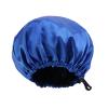Adjustable Satin Bonnet for Long, Straight Hair, Blue, Type B view 1