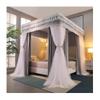 1.2 m Canopy Mosquito Net with 4-Corner Bed Curtains, Gray-A view 1
