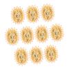 Beavorty 10-Piece Gold-Tone Alloy Nail Charms for Nail Art view 1