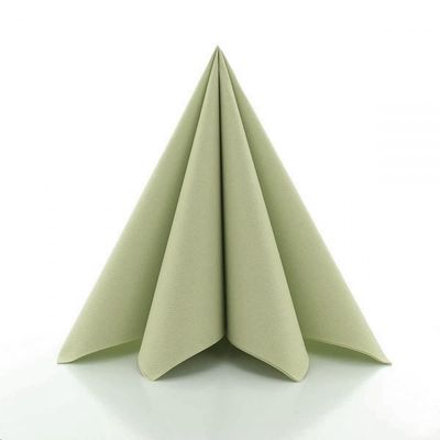 GMI Air Napkins, 40 x 40 cm, 1/4 Fold, 50 Count, Olive