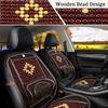 Cooling Wooden Bead Car Seat Cover with Massage Effect view 2