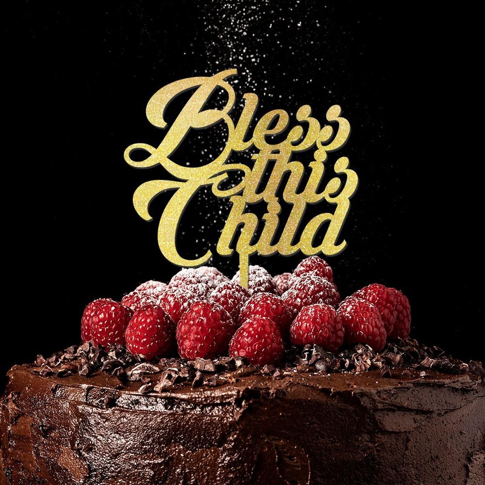 Rimego Bless This Child Cake Topper, Baptism, First Confirmation & Holy Communion