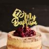 Rimego “My Baptism” Cake Topper, Baptism Cake Decoration, First Confirmation, Holy Communion view 3
