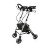 Rollator Walker with Seat and Shopping Bag view 1