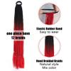 Synthetic Ombre Braiding Hair Extensions for Ponytails and Parties view 3