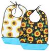 GLEAVI 2-Pack Washable Adult Bibs, Lightweight Polyester Clothing Protectors view 1