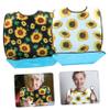 GLEAVI 2-Pack Washable Adult Bibs, Lightweight Polyester Clothing Protectors view 4