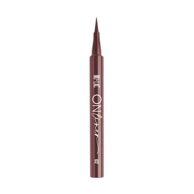 Mulac Cosmetics 02 Dark Choco Onliner Eyeliner, Deep Brown, Matte, Vegan