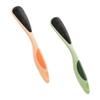 GLEAVI Double-Sided Foot Files with Callus Remover, Long TPR Handle, 2-Pack, Random Colors view 1
