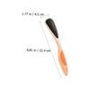 GLEAVI Double-Sided Foot Files with Callus Remover, Long TPR Handle, 2-Pack, Random Colors view 2