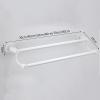 Double-Bar Stainless Steel Towel Rack, Wall-Mounted, 60 cm, White view 4