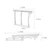 Bedside Handrail, Foldable Safety Bed Rail, Color C view 2