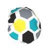 Octagons Printed Double-Layer Waterproof Shower Caps for Long Hair view 2