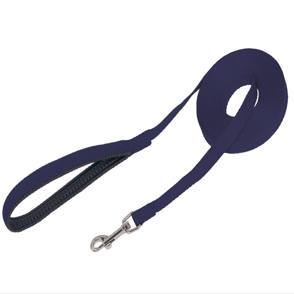 Nobby 73252-06 Flat Training Leash Blue L: 1000 cm; W: 15 mm