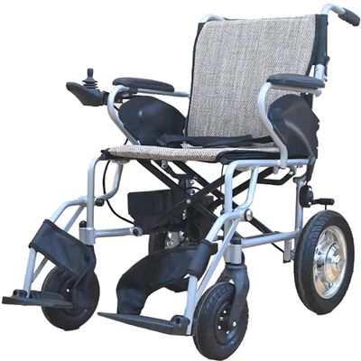 stdpcxz Ultra-Lightweight Folding Electric Transport Wheelchair