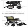 stdpcxz Ultra-Lightweight Folding Electric Transport Wheelchair view 2