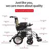 stdpcxz Ultra-Lightweight Folding Electric Transport Wheelchair view 3