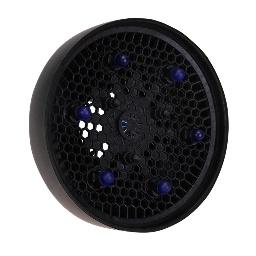 Healeved Lightweight Foldable Silicone Hair Dryer Diffuser, Black