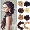 Messy Chignon Hairpiece, Synthetic Bun with Elastic Band, Donut Roller, Scrunchie Hairpiece for Women, High-Temperature Fiber Ponytail Hair Extension Bun (Color: 103#) view 2