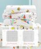 Chickwin Muslin Baby Blanket and Swaddle, Soft Cotton, 110 x 110 cm, Bunny view 3
