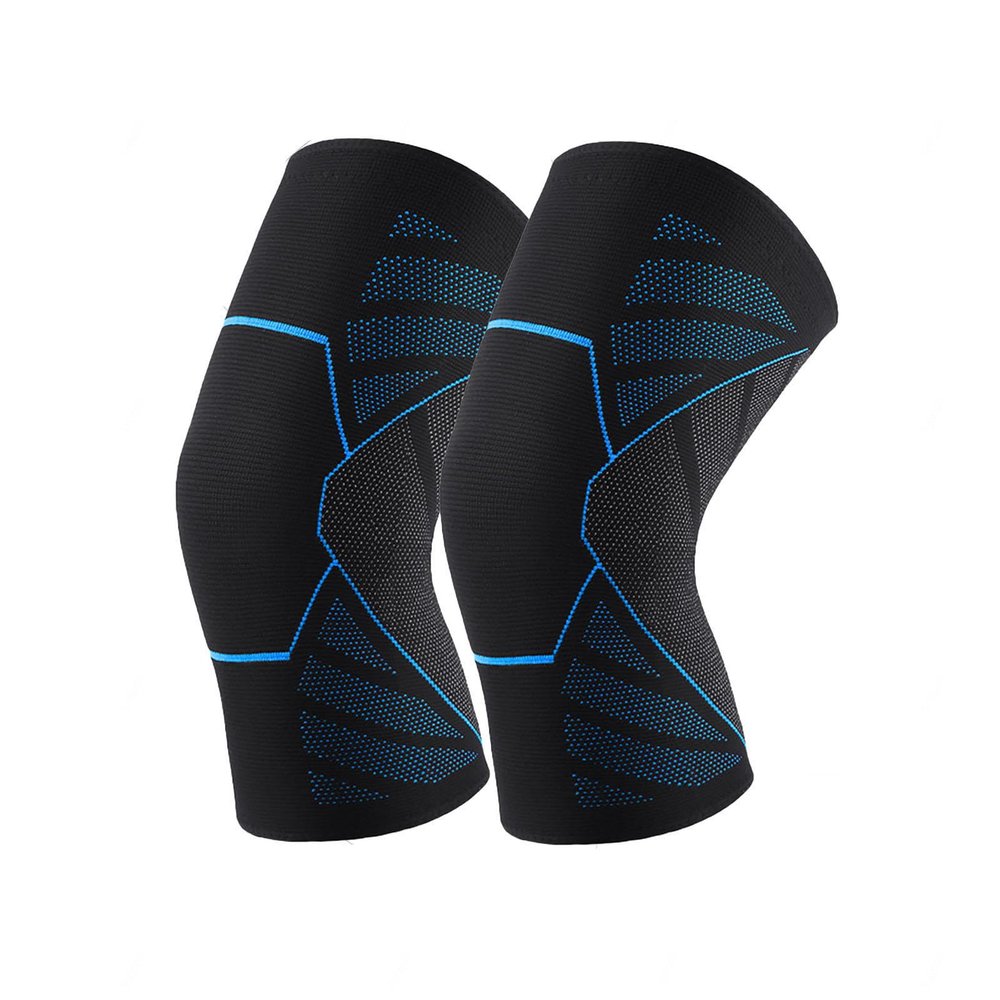 LoKori Knee Braces for Women and Men, 2-Pack, Compression Knee Sleeves, B-L