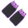 2-Pack Polyester Exfoliating Gloves, Purple, for Shower Use view 1
