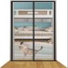 Pet Escape Prevention Mesh Curtain with Zipper, Cat & Dog Divider, Color B, 110 x 220 cm view 1