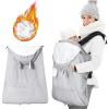 Orzbow Winter Baby Carrier Cover, Light Gray view 1