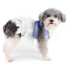 Ranphy Princess Striped Dog Dress for Small Dogs, White, M view 2