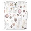 Watercolor Christmas Haircut Cape, Antistatic view 1