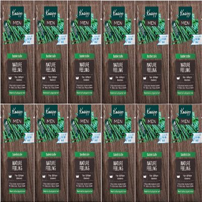 Kneipp MEN Nature Feeling Bath Crystals, Pine, Buffalo Grass & Iceland Moss, 12-Pack (12 x 60 g)