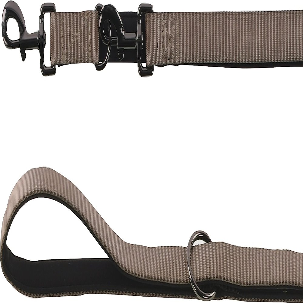 Flamingo Abbi Training Leash, Taupe, 250 cm, 25 mm