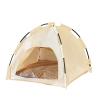 Niktule Portable Cat Teepee Tent, Washable Cat and Dog Bed, 42 x 42 x 38 cm view 1