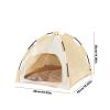 Niktule Portable Cat Teepee Tent, Washable Cat and Dog Bed, 42 x 42 x 38 cm view 4