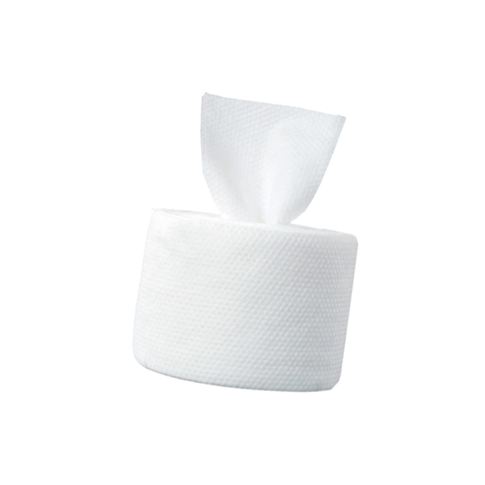 Disposable Cotton Face Washcloth, 1 Pack, White