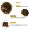 Thick Messy Bun Hairpiece, Synthetic Curly Wavy Scrunchie Ponytail Hairpiece with Elastic Band, Hair Extensions for Women and Girls, Bun (Color: view 3