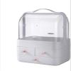 Makeup Organizer and Cosmetic Display Case, Pink view 1
