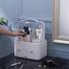 Makeup Organizer and Cosmetic Display Case, Pink view 2