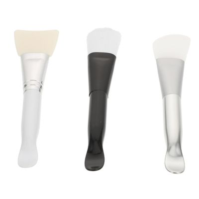 Healeved 3-Piece Silicone Applicators for Cream Masks, Skin-Friendly Facial Care and DIY Mask Brushes, Random Color
