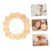 Warmhm 13-Piece Wooden Baby Milestone Cards with Wheat Motif view 2