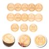 Warmhm 13-Piece Wooden Baby Milestone Cards with Wheat Motif view 3