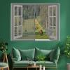 Invisible Mosquito Net Window 50 x 75 cm, Gray view 1