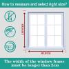 Invisible Mosquito Net Window 50 x 75 cm, Gray view 4